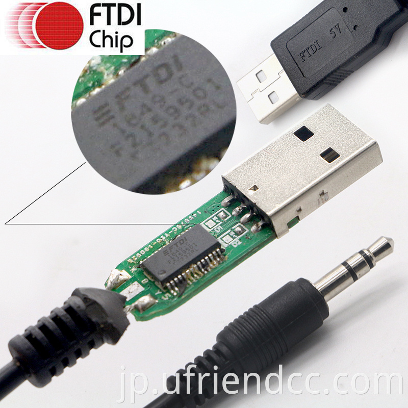 OEM FTDI FT232RL PL2303 CP2102 USBからTTL UART 5V 3.3V RS232シリアルプログラミングケーブル6pin Arduino Raspberry Piのデバッグ